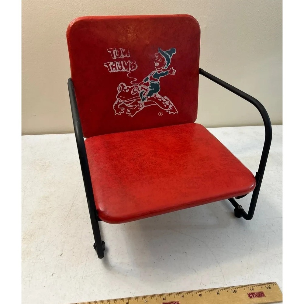 Vintage 1950s Tom Thumb Children's Barber Booster Chair